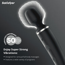 Load image into Gallery viewer, Satisfyer Wand-er Women - Black