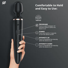 Load image into Gallery viewer, Satisfyer Wand-er Women - Black
