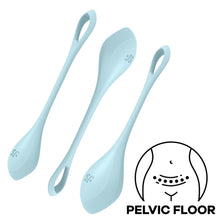 Load image into Gallery viewer, Satisfyer Yoni Weighted Power Kegel Balls Ben Wa Pelvic Floor Exerciser Blue