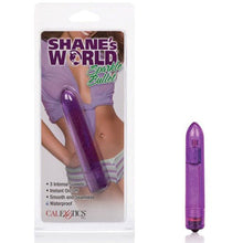Load image into Gallery viewer, Shane's World Sparkle Bullet 4" Purple Vibrator
