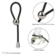 Load image into Gallery viewer, Calexotics E-Z Cinch Silicone Lasso Cock Ring Penis Ring