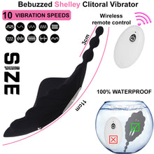 Load image into Gallery viewer, Shelly Wearable Panty Vibrator Clitoral Stimulator Remote Controlled USB Black
