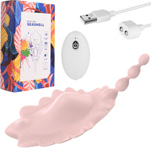 Load image into Gallery viewer, Shelly Wearable Panty Vibrator Clitoral Stimulator Remote Controlled USB Pink