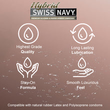 Load image into Gallery viewer, Swiss Navy Hybrid Personal Lubricant Sex Lube Anal Vaginal