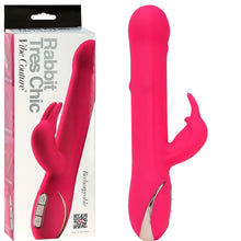 Load image into Gallery viewer, Vibe Couture Rabbit Tres Chic G Spot Rotating Beads Vibrator USB Sex Toy Pink