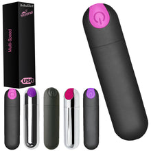 Load image into Gallery viewer, Ultra Powerful Bullet Vibrator Clitoral Stimulator USB Rechargeable Sex Toy