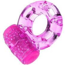 Load image into Gallery viewer, Vibrating Butterfly Cock & Balls Ring Finger Vibrator