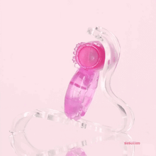 Load image into Gallery viewer, Vibrating Butterfly Cock & Balls Ring Finger Vibrator