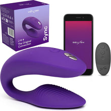 Load image into Gallery viewer, We-Vibe Sync 2 APP Remote Control Couples Vibrator Purple