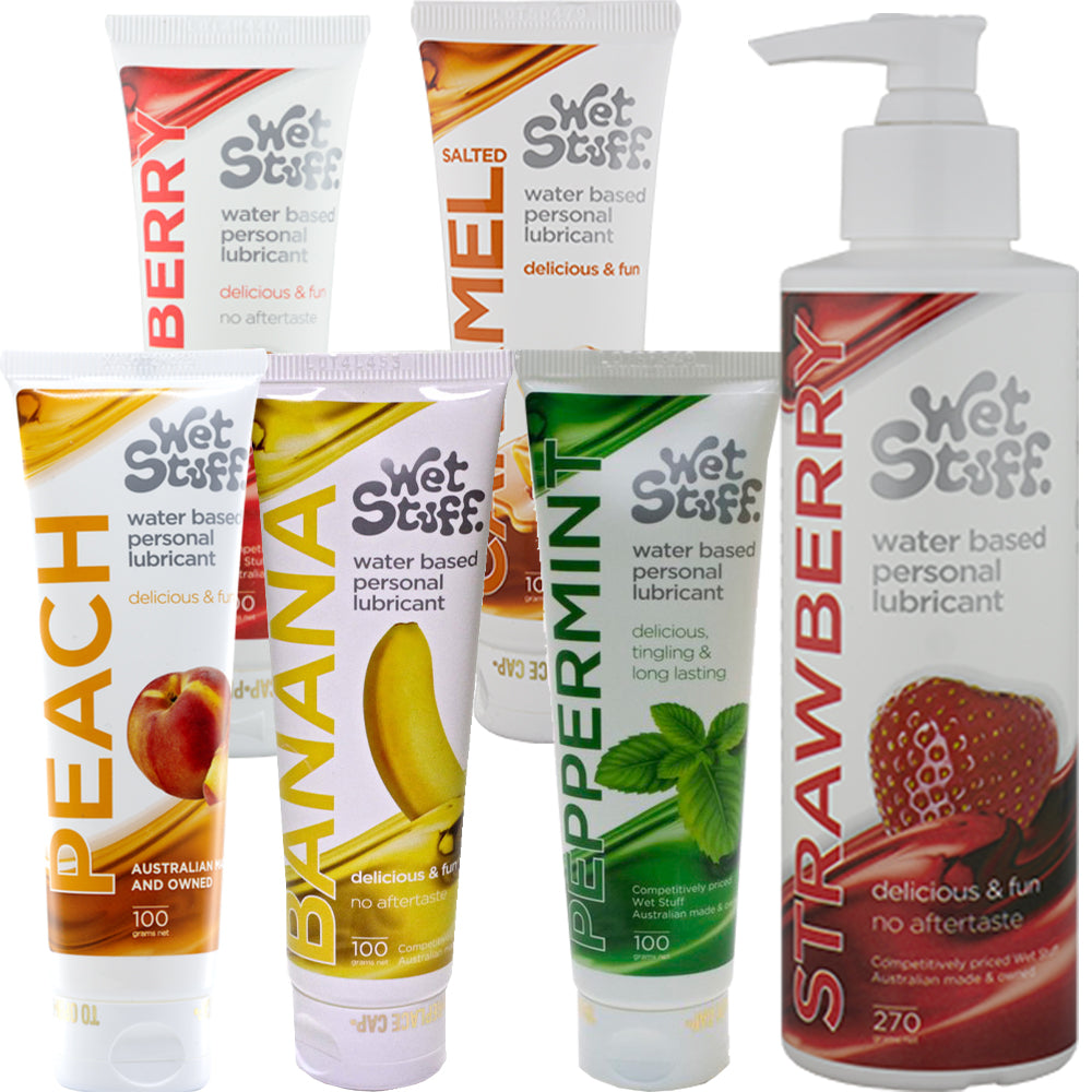 Wet Stuff Flovoured Personal Lubricant Oral Sex Lube Water-Based Wet Stuff Flovoured Personal Lubricant Oral Sex Lube Water-Based