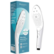 Load image into Gallery viewer, Womanizer Wave Clitoral Stimulation Shower Head Chrome