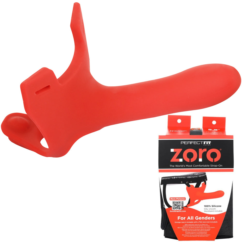 Perfect Fit Zoro Strap-On 6.5" Dildo Harness Couples Gender Neutral Se