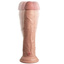 Load image into Gallery viewer, King Cock Elite 9'' Vibrating Dual Density Remote Control Dildo Vibrator Sex Toy