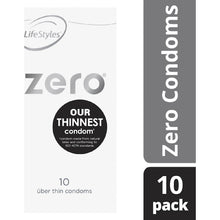 Load image into Gallery viewer, LifeStyles Zero 10 Condoms