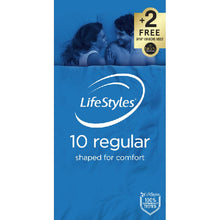 Load image into Gallery viewer, Lifestyles Regular Condoms 10