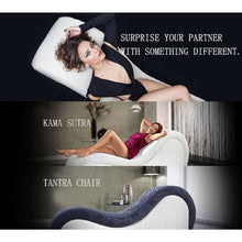 Load image into Gallery viewer, Kama Sutra Mebon Chaise Love Lounge Leather Black