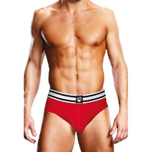 Load image into Gallery viewer, Prowler Open Back Brief White/Red