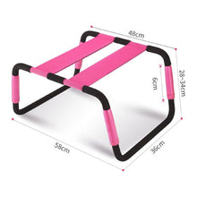 Load image into Gallery viewer, Sex Chair Adjustable Height Pink