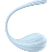 Load image into Gallery viewer, Satisfyer Smooth Petal Wearable App Connect Vibrator Blue