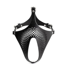 Load image into Gallery viewer, Ex Machina Genuine Leather Mask Black