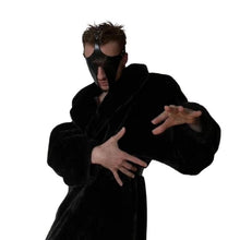 Load image into Gallery viewer, Ex Machina Genuine Leather Mask Black