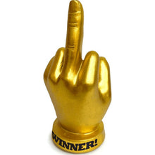 Load image into Gallery viewer, Golden FU Finger Trophy