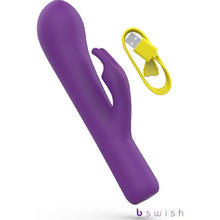 Load image into Gallery viewer, Bwild Bunny Infinite Deluxe Purple G Spot Rabbit Vibrator Rechargeable