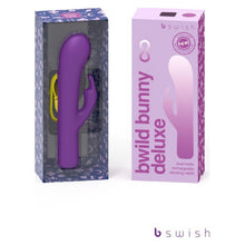 Load image into Gallery viewer, Bwild Bunny Infinite Deluxe Purple G Spot Rabbit Vibrator Rechargeable