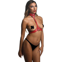 Load image into Gallery viewer, Red Female Chest Harness M/L