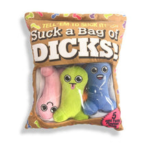 Load image into Gallery viewer, Plushy Pillows Suck A Bag Of Dicks