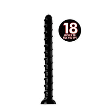 Load image into Gallery viewer, Hosed 18in Swirl Thick Anal Snake