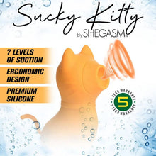 Load image into Gallery viewer, Sucky Kitty 7X Clitoral Stimulator Orange