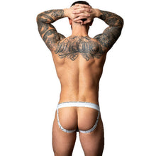 Load image into Gallery viewer, Male Power Marble Jock Strap White