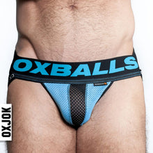 Load image into Gallery viewer, Oxballs Airmesh Swagger Jockstrap Ice White