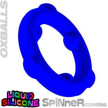 Load image into Gallery viewer, Spinner Silicone Ring Blue