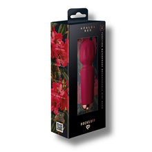 Load image into Gallery viewer, Rechargeable 16 Mode Silicone Mini Wand Azalea Red