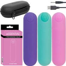 Load image into Gallery viewer, BMS Essential Power Bullet Vibrator Finger Vibe Clitoral Stimulator USB Sex Toy
