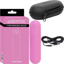 Load image into Gallery viewer, BMS Essential Power Bullet Vibrator Finger Vibe Clitoral Stimulator USB Sex Toy