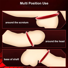 Load image into Gallery viewer, Slider 3 Pack Silicone Cock Rings Erection Enhancer Balls Ring