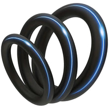 Load image into Gallery viewer, Slider 3 Pack Silicone Cock Rings Erection Enhancer Balls Ring