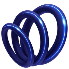 Load image into Gallery viewer, Slider 3 Pack Silicone Cock Rings Erection Enhancer Balls Ring