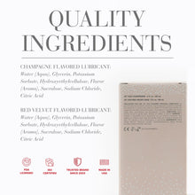 Load image into Gallery viewer, Twin Pack System JO Champagne & Red Velvet Flavoured Lubricant Oral Sex Lube