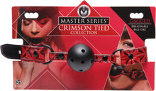 Load image into Gallery viewer, Crimson Tied Breathable Ball Gag