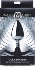 Load image into Gallery viewer, Dark Invader Metal And Silicone Anal Plug - Large