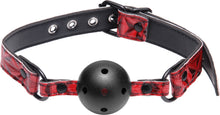 Load image into Gallery viewer, Crimson Tied Breathable Ball Gag