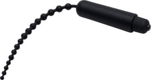 Load image into Gallery viewer, Dark Rod Vibrating Beaded Silicone Sound