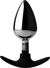 Load image into Gallery viewer, Dark Invader Metal And Silicone Anal Plug - Large