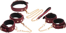 Load image into Gallery viewer, 6 Piece Velvet Bondage Set