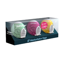 Load image into Gallery viewer, Satisfyer Masturbator Eggs Riffle/Bubble/Fierce