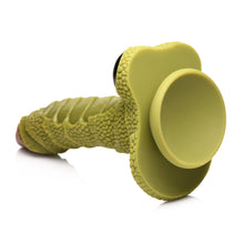 Load image into Gallery viewer, Creature Cock Swamp Monster Green Scaly Silicone Dildo